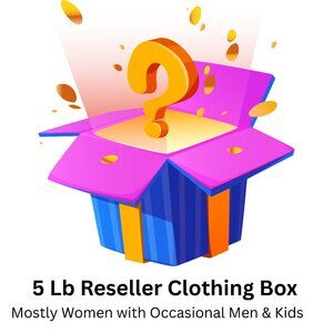 5lb Clothing Reseller Mystery‎ Box, Mostly Women, Occasional Men or Kids